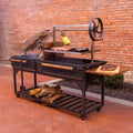 2026 NewBackyard Discovery Argentine Santa Maria XL Wood Fire & Charcoal Steel Grill, Asado Clamp