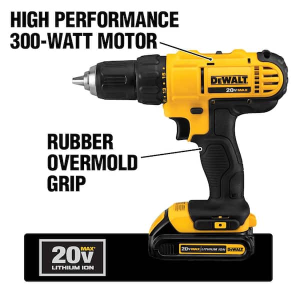 2026 New20V MAX Cordless 10 Tool Combo Kit with (2) 20V 2.0Ah Batteries, Charger, and Bag
