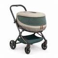 3-in-1 Pet Stroller, Detachable Carrier and Vehicle Seat