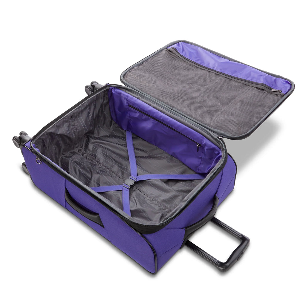 2026 NewAmerican Tourister X-Lite 3-Piece Luggage Set with Spinner Wheels - Light Grey