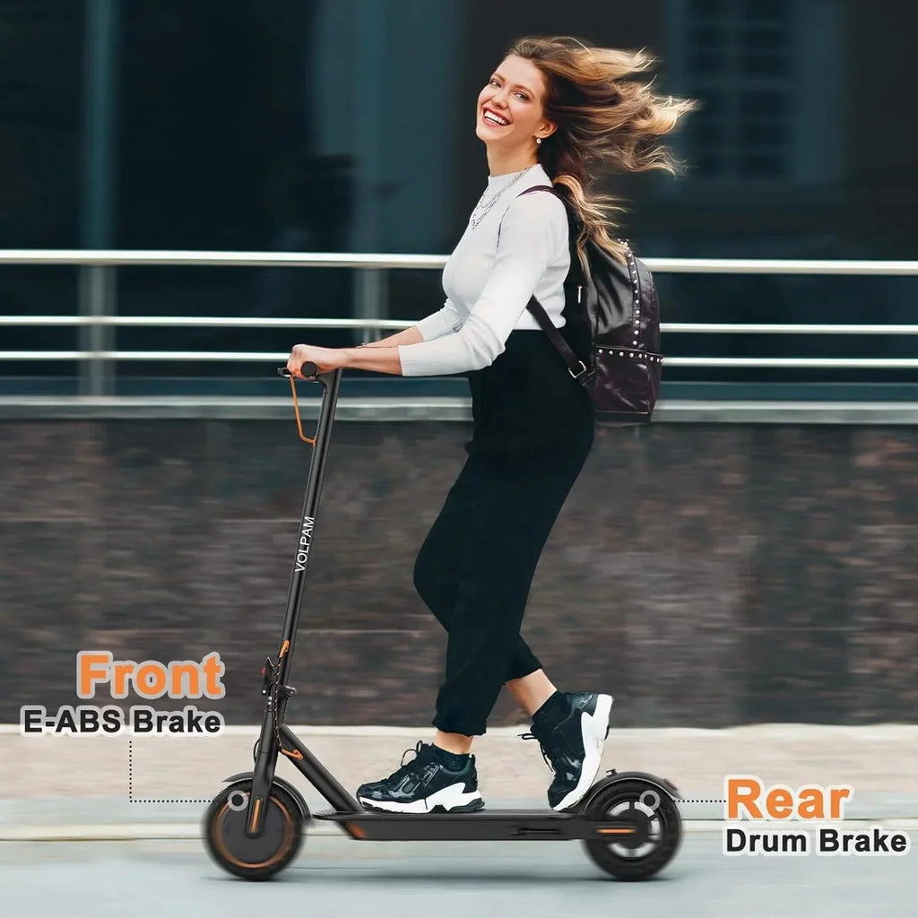 2026 NewElectric scooter, 350W/500W powerful motor, 8.5"/10" solid rubber tires, 19/22 mph, 28/21/12 mile range, dual brakes