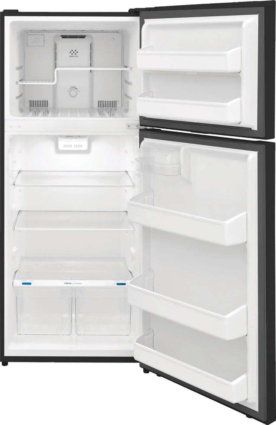 2026 NewFrigidaire 17.6 Cu. Ft. Top Freezer Refrigerator, Black