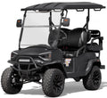 2026 NewColeman Powersports CGC2 51.2V Electric Utility Golf Cart, 4-Seater Vehicle Up to 20 MPH & 40 Miles Range, 5kW Motor, LCD Display & Rear Storage, Ages 16 and Up, Matte Black