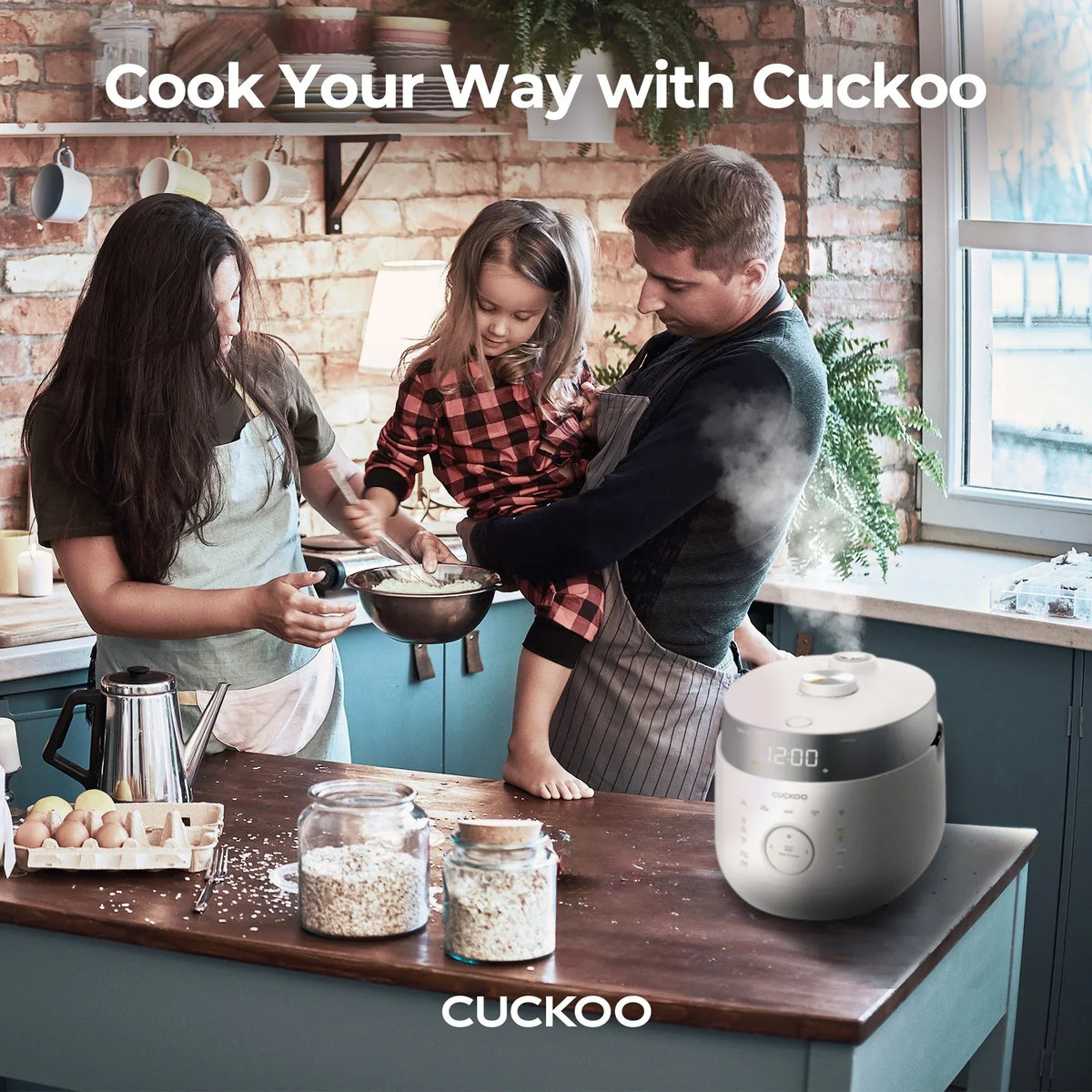 2026 NewCuckoo 10 Cup Dry Induction Heating Twin Pressure Rice Cooker with Micom Logic Tech, Nonstick Pot, Warmer, 25 Menu Modes and Voice Guide in White (CRP-LHTR1009FW)