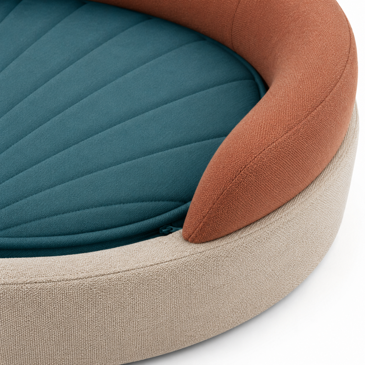 42-in Dual-Layer Orthopedic Dog Bed with Low Entry
