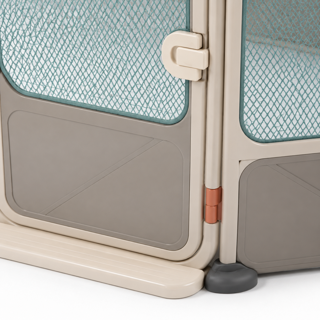 8-Panel Modular Indoor/Outdoor Pet Playpen with Door