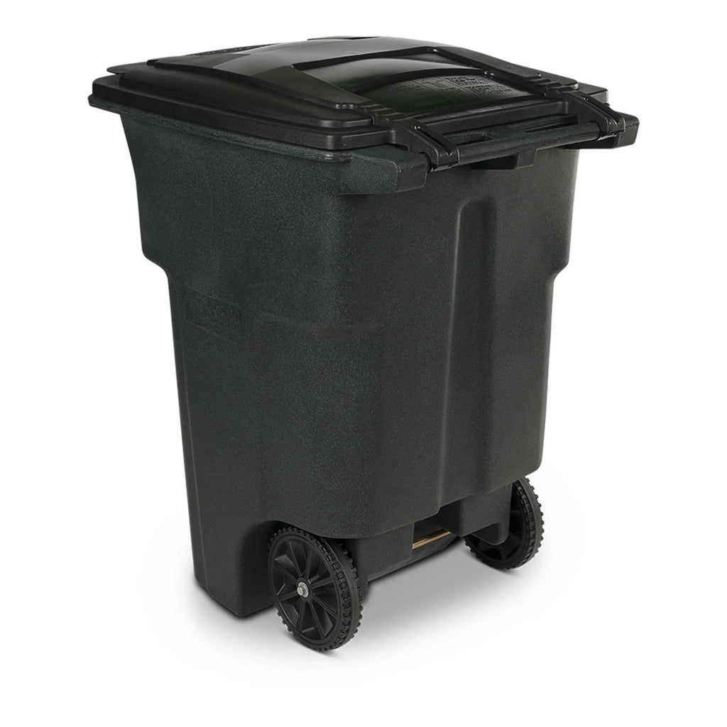 2026 NewToter Trash Can Greenstone With Wheels And Lid, 96 Gallon