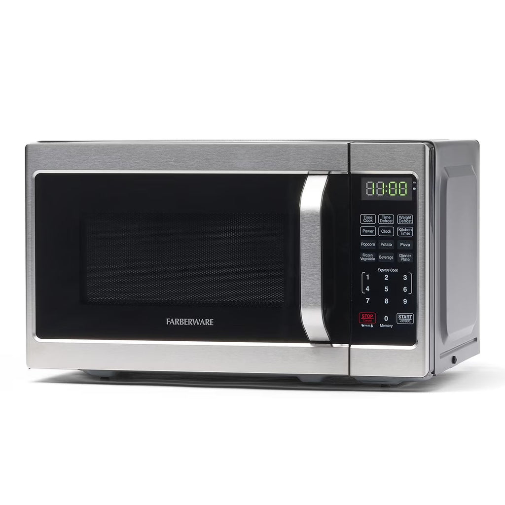 2026 NewFarberware 1.1 Cu. Ft. 1000-Watt Compact Microwave Oven, Black