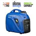 2026 NewWestinghouse 2800 Peak Watt Super Quiet & Lightweight Portable Inverter Generator, Gas Powered, Parallel Capable, Long Run Time