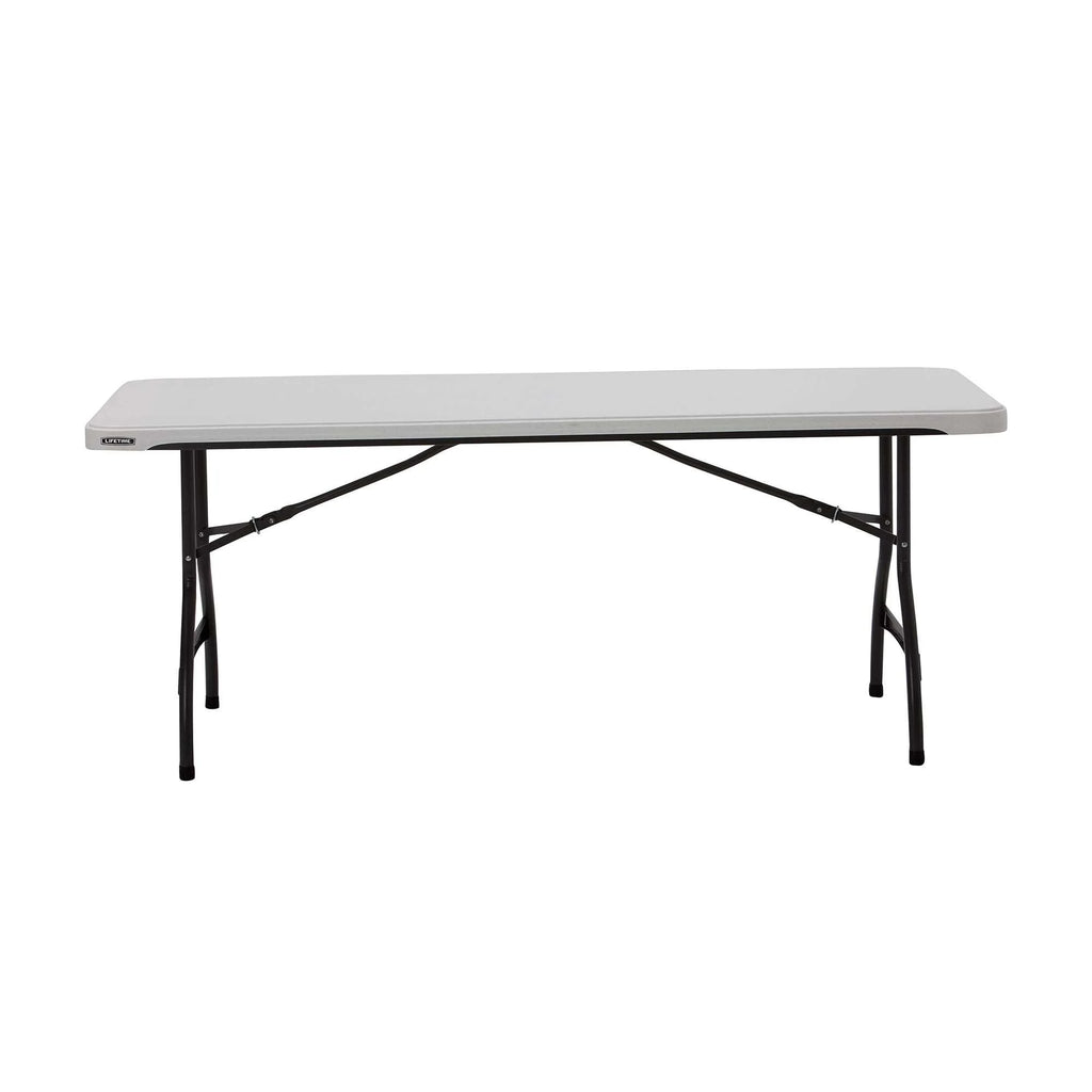 Lifetime 6 Foot Rectangle Folding Table, Indoor/Outdoor Commercial Grade, Black (280350)