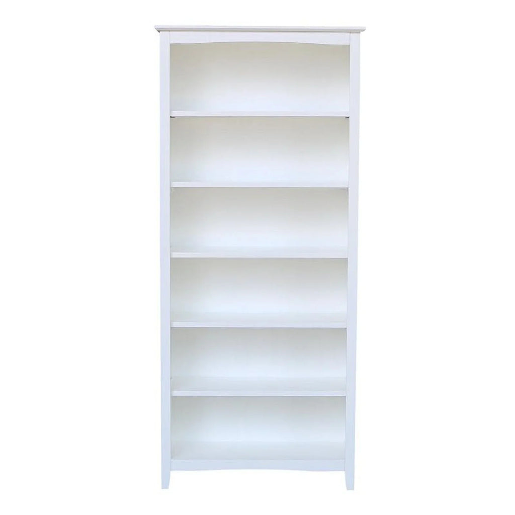 2026 NewInternational Concepts Solid Wood Shaker Bookcase, 72 in H