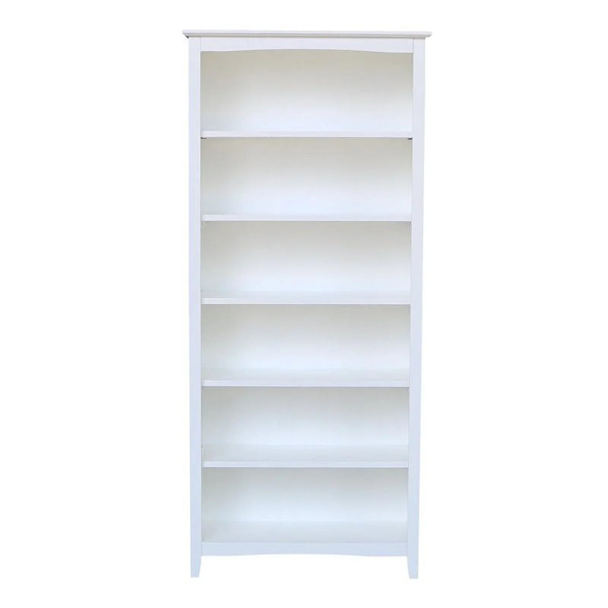 2026 NewInternational Concepts Solid Wood Shaker Bookcase, 72 in H