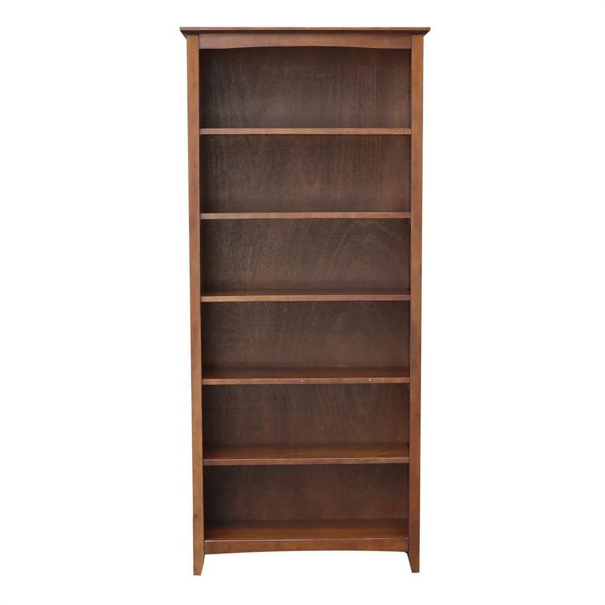 2026 NewInternational Concepts Solid Wood Shaker Bookcase, 72 in H