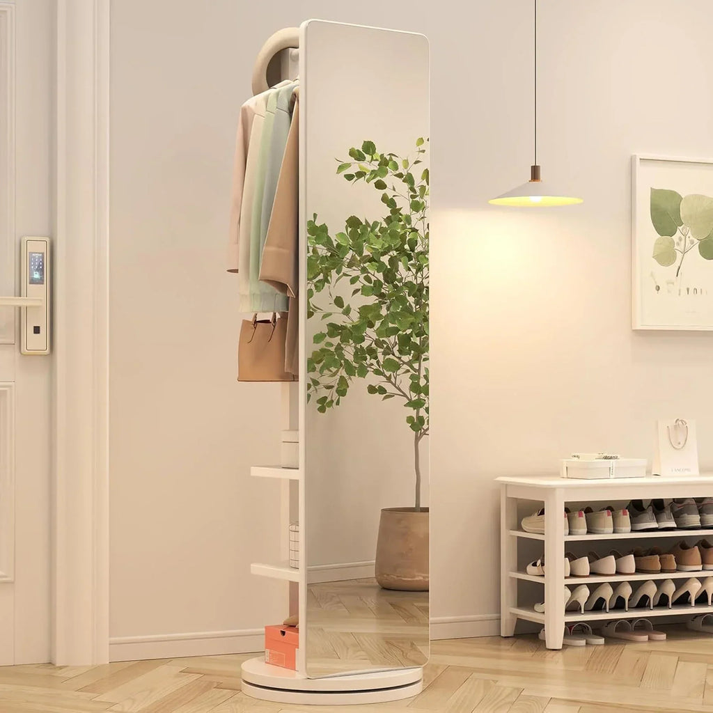 2026 NewFull-Length Mirror on Rubber Wood Frame 65.7 x 17.7 Inches Ideal for Dressing Rooms and Living Spaces for Versatile Use