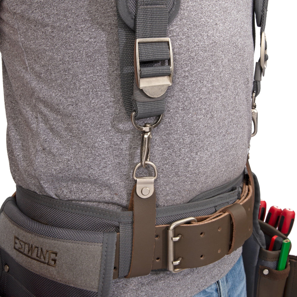2026 NewEstwing 94745 15-Pocket Framer's Tool Pouch Apron Set