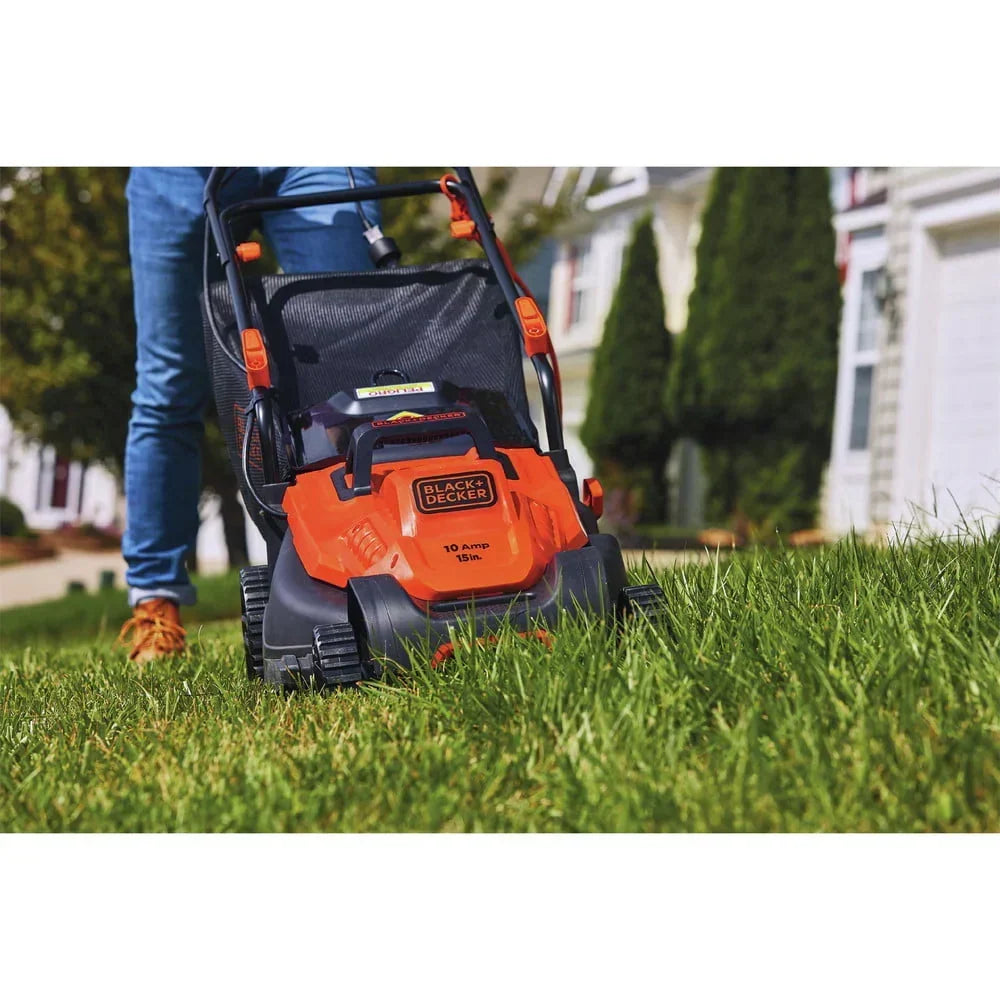 2026 NewBLACK+DECKER BEMW472BH 10AMP 15" Electric Mower