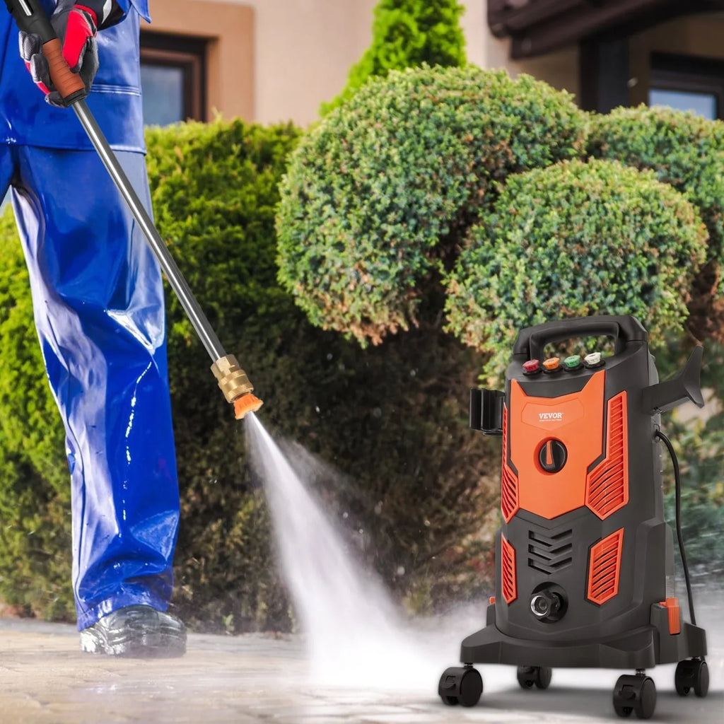 2026 NewBENTISM Electric Pressure Washer 2300 PSI 1.9 GPM 1900W Cold Water Wheeled