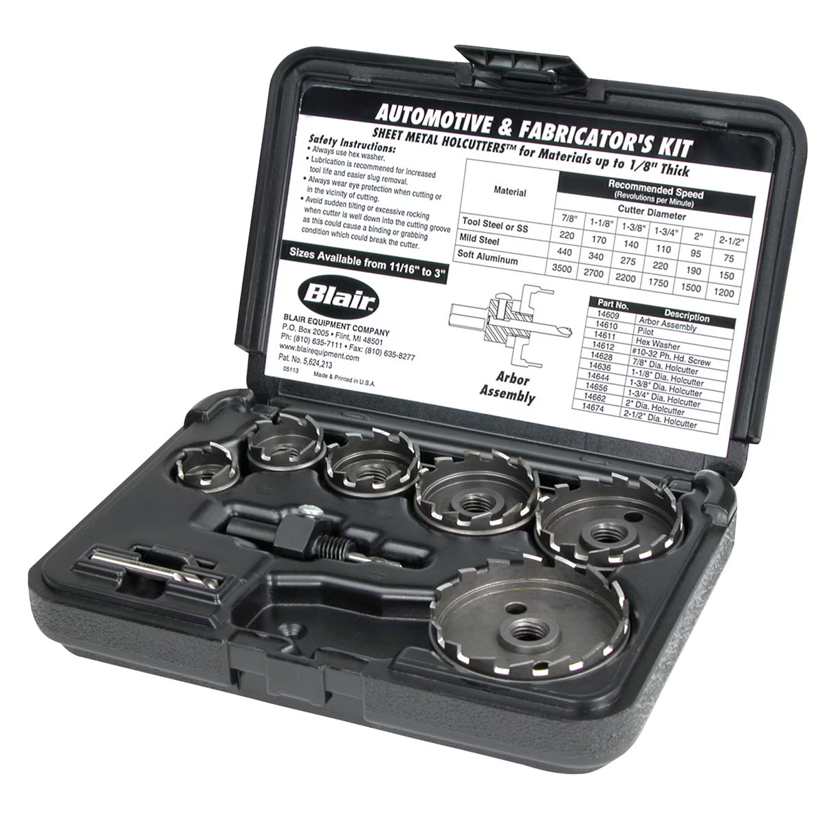 2026 NewBlair 14006 Holcutte Kit