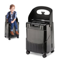 2026 New22 Inch TSA Lock Luggage with for Kids& Adult,Check in Lockable Spinner Wheels Free Luggage Cover and Safety Seatbelt Travel Suitcase