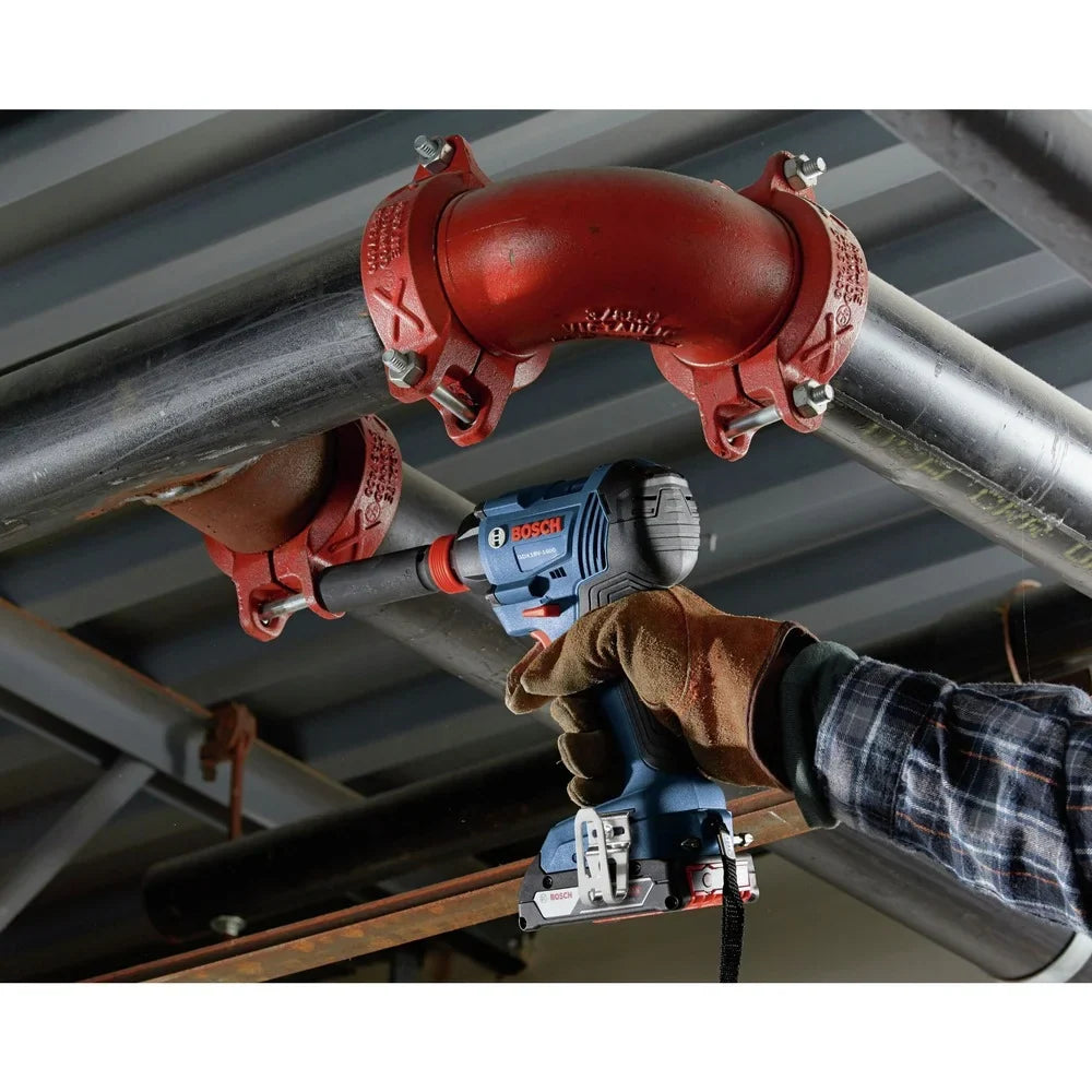 2026 New Bosch GDX18V-1600B12 18V Freak Lithium-Ion 1/4 in. and 1/2 in. Cordless Two-In-One Bit/Socket Impact Driver Kit (2 Ah)