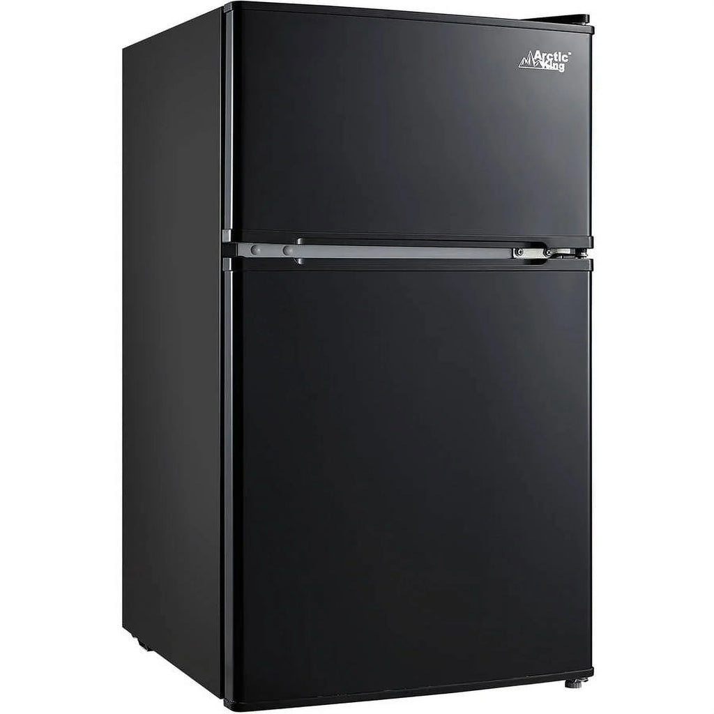2026 NewArctic King 3.2 Cu ft Two Door Mini Fridge with Freezer, Stainless Steel, E-Star