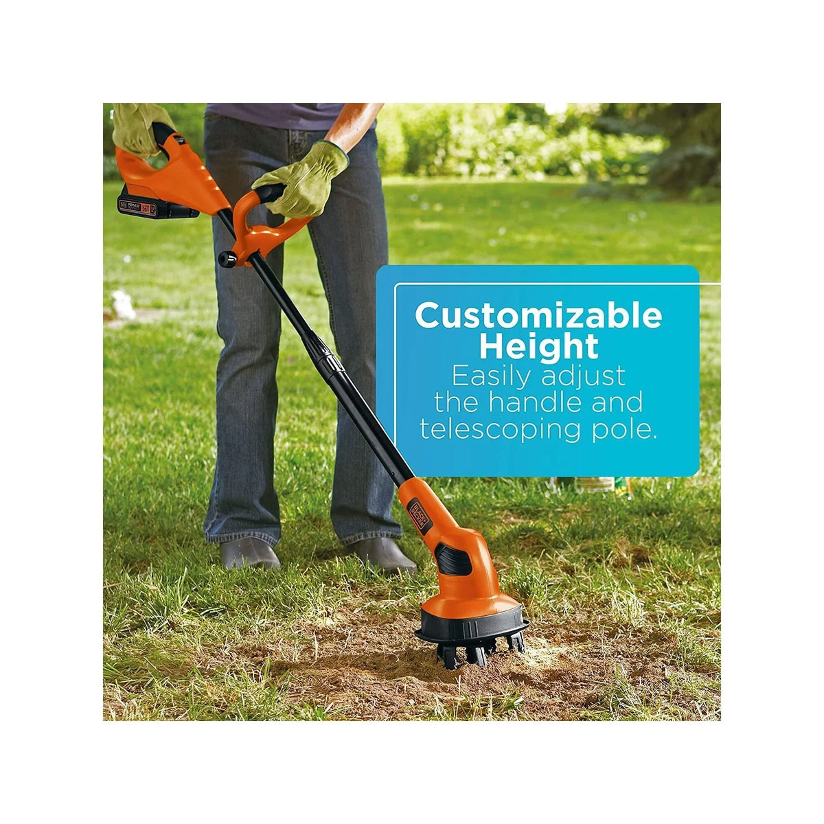 2026 NewBlack+Decker Lgc120 - 20V Max Lithium Garden Cultivator