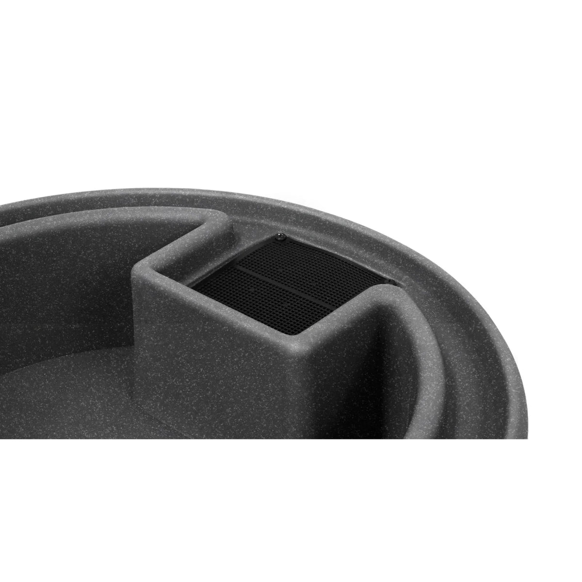 2026 NewGood Ideas IMP-D50-DAR Impressions Downton Rain Saver Rain Barrel, 50 Gallon, Dark Granite