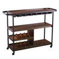 Boston Loft Furnishings Genego 50-in x 36-in Multiple colors/finishes Rectangle Bar cart