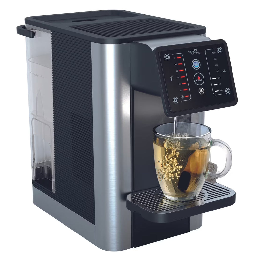 2026 NewAqua Optima Countertop Instant Hot & Cold Filtered Water Dispenser, Bottleless Water Cooler, Auto Dispense, No Installation Required