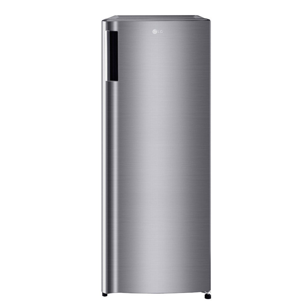 LG 6.0 cu. ft. Single Door Refrigerator with Inverter Compressor and Pocket Handle in Platinum Silver