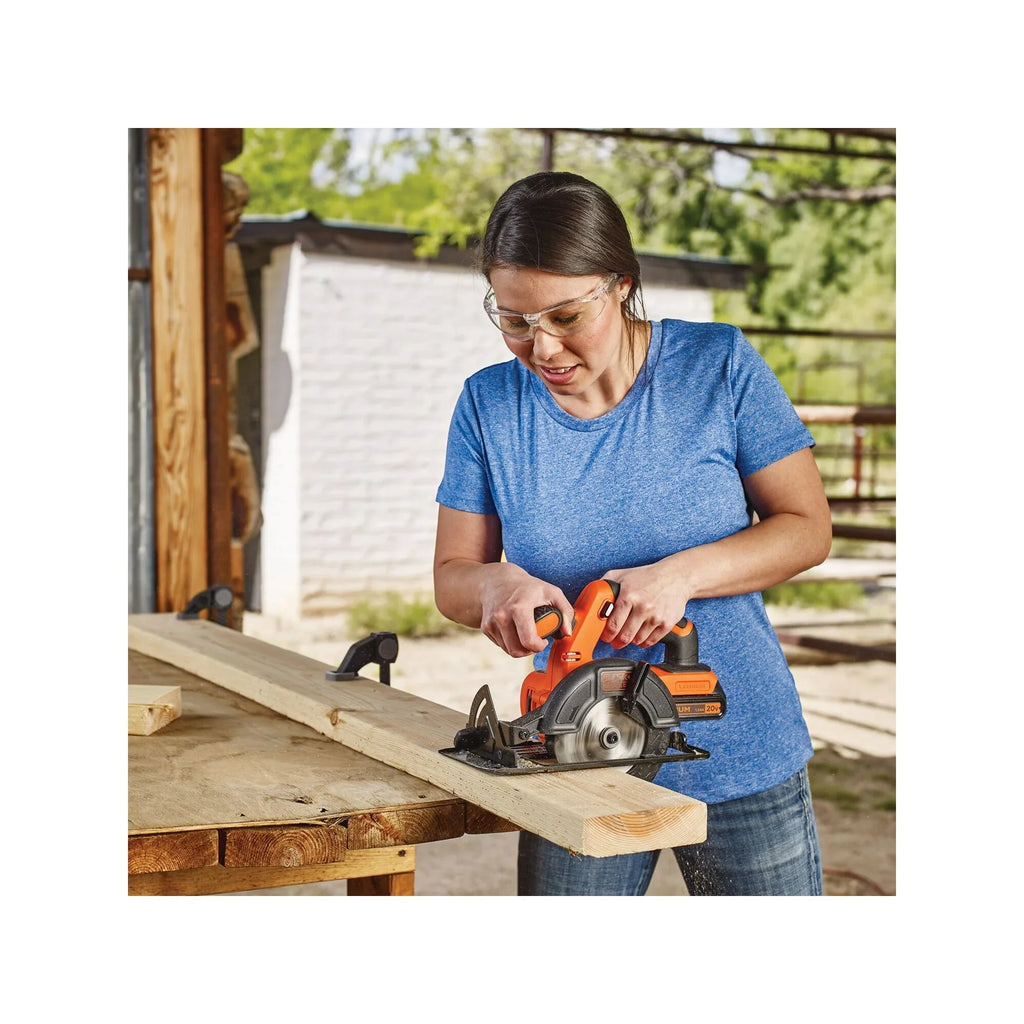 2026 New BLACK+DECKER 20V MAX* POWERCONNECT 5-1/2 in. Cordless Circular Saw, Tool Only, (BDCCS20B)