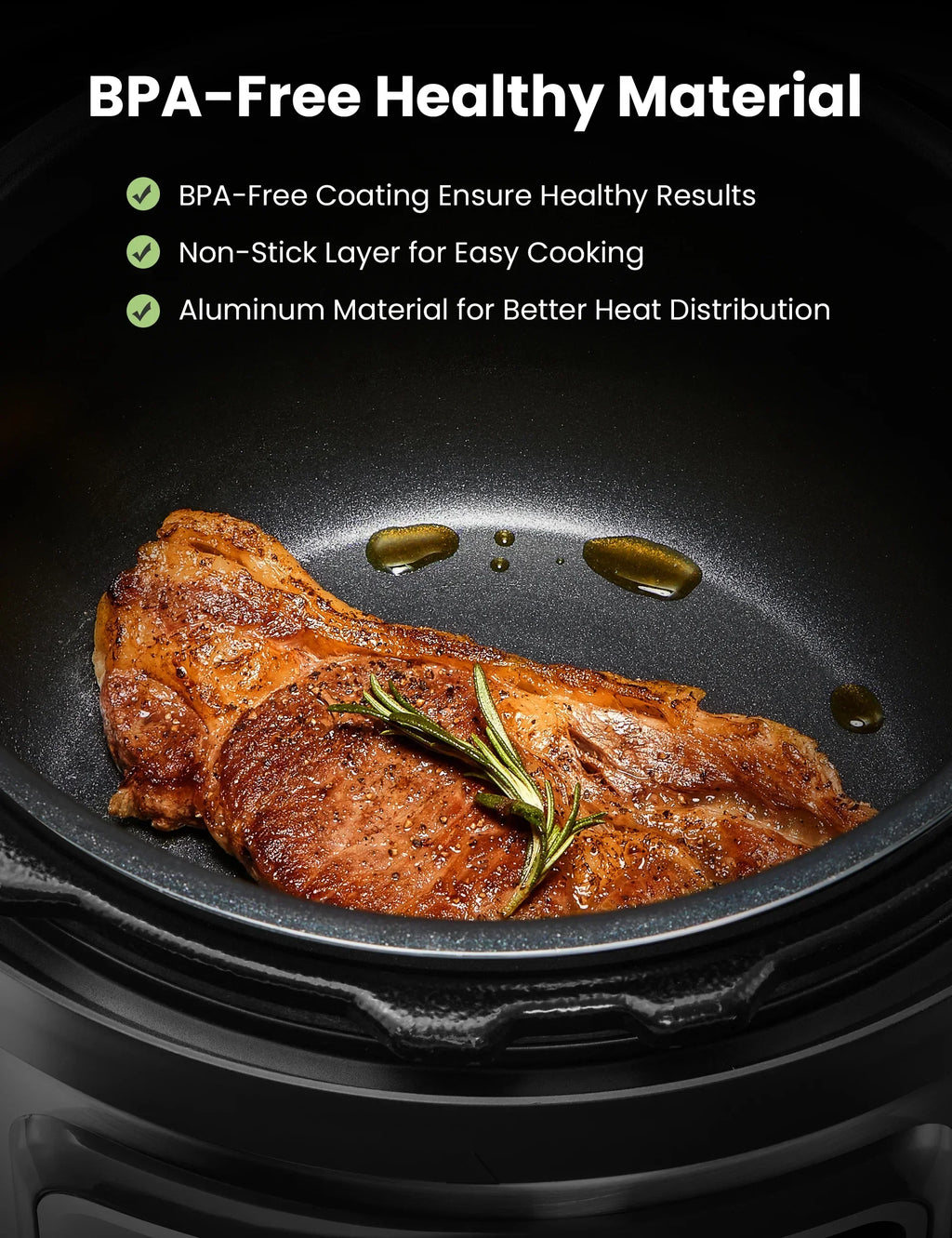 2026 NewCOMFEE" 16 in 1 Electric Pressure Cooker Instant Multi Cooker Olla de Presion Non-Stick Pot Yogurt Maker Rice Cooker Slow Cooker Saut" Steamer 8 Quarts Stainless Steel