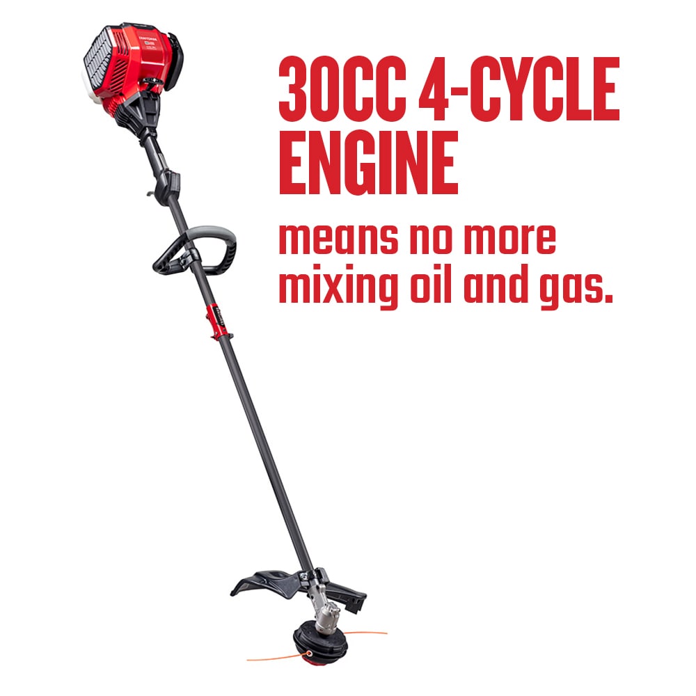 CRAFTSMAN WS4200 30-cc 4-cycle 17-in Straight Shaft Attachment Capable Gas String Trimmer Edger Conversion Capable