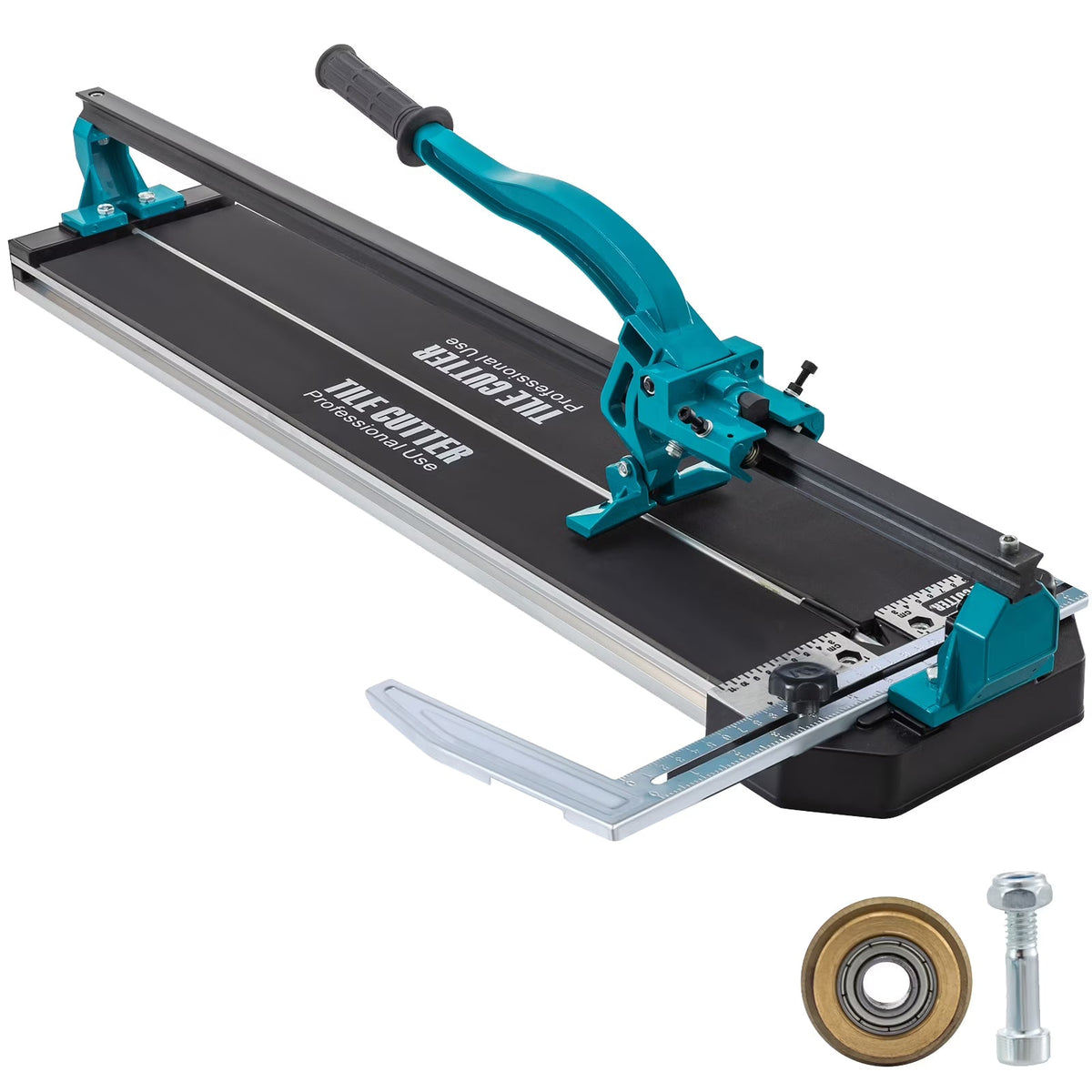 2026 NewVEVOR Tile Cutter 31 Inch,Manual Tile Cutter Single Rail with Precise Laser Positioning, Alloy Cutter Wheel with Ergonomic Handle, Accurate Rulers