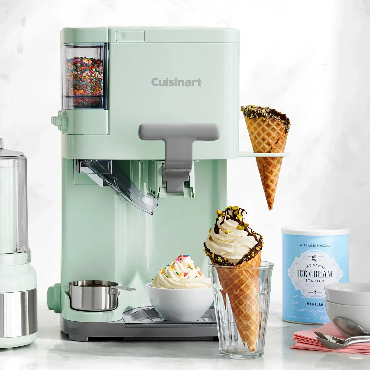 2026 NewCuisinart Soft Serve Ice Cream Machine- Mix It In Ice Cream Maker, Mint Green