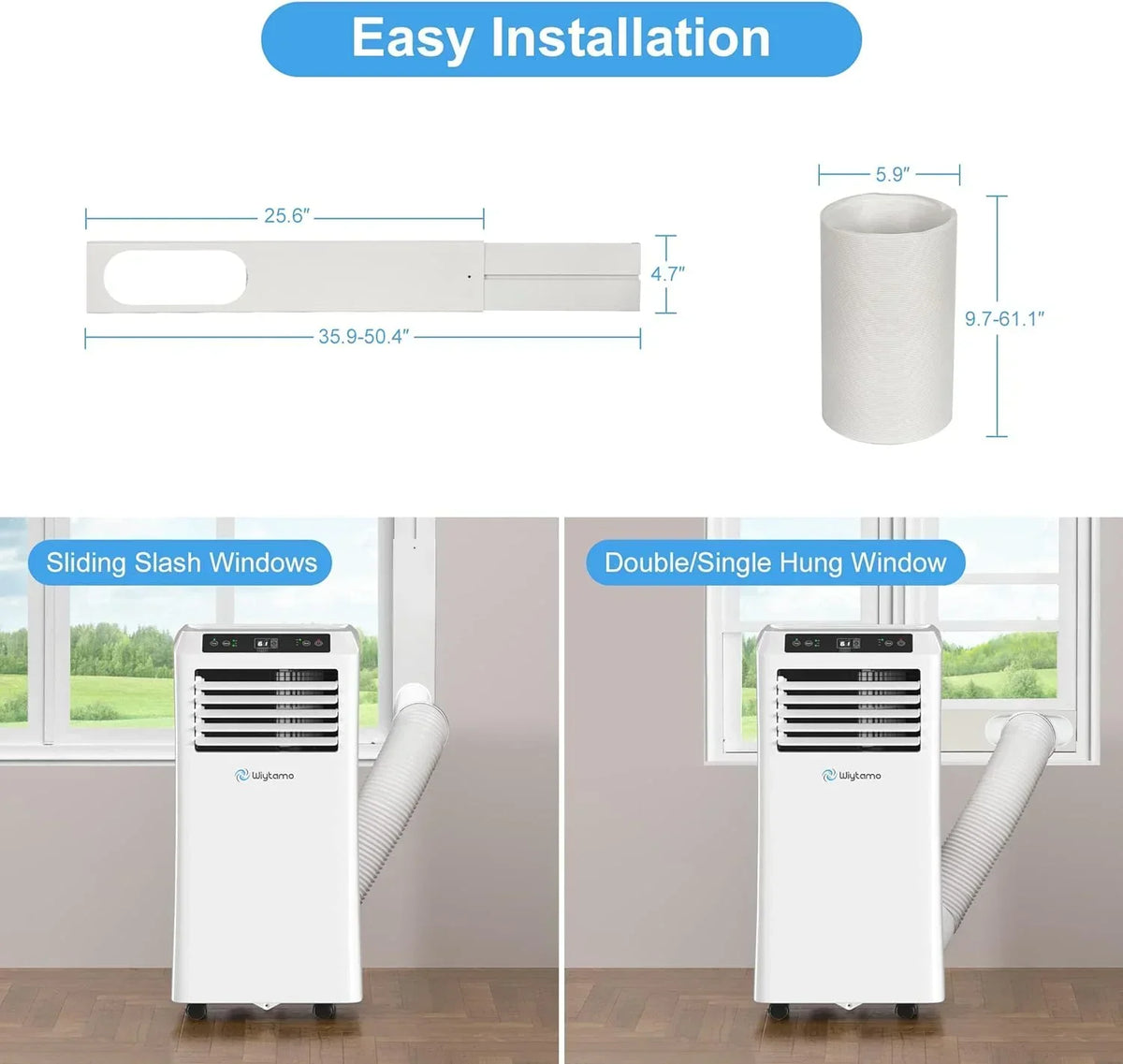 2026 New10,000 BTU Portable Air Conditioners Smart WIFI Remote Control, 3-in-1 Portable AC Unit, Dehumidifier and Fan