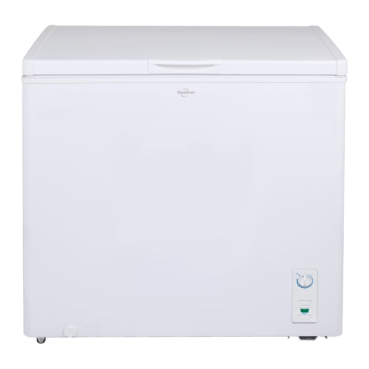 2026 NewKoolatron Large Chest Freezer, 7.0 cu ft (195L),Manual Defrost Deep Freeze, Storage Basket, Space-Saving Flat Back, Stay-Open Lid, Front-Access Drain, White