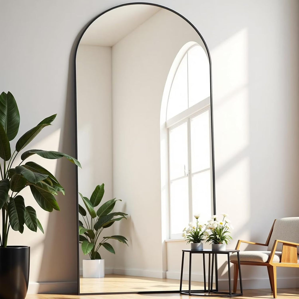 2026 NewArched Full Length Mirror, 71"x26" Large Floor Standing Body Mirror with Stand, Gold