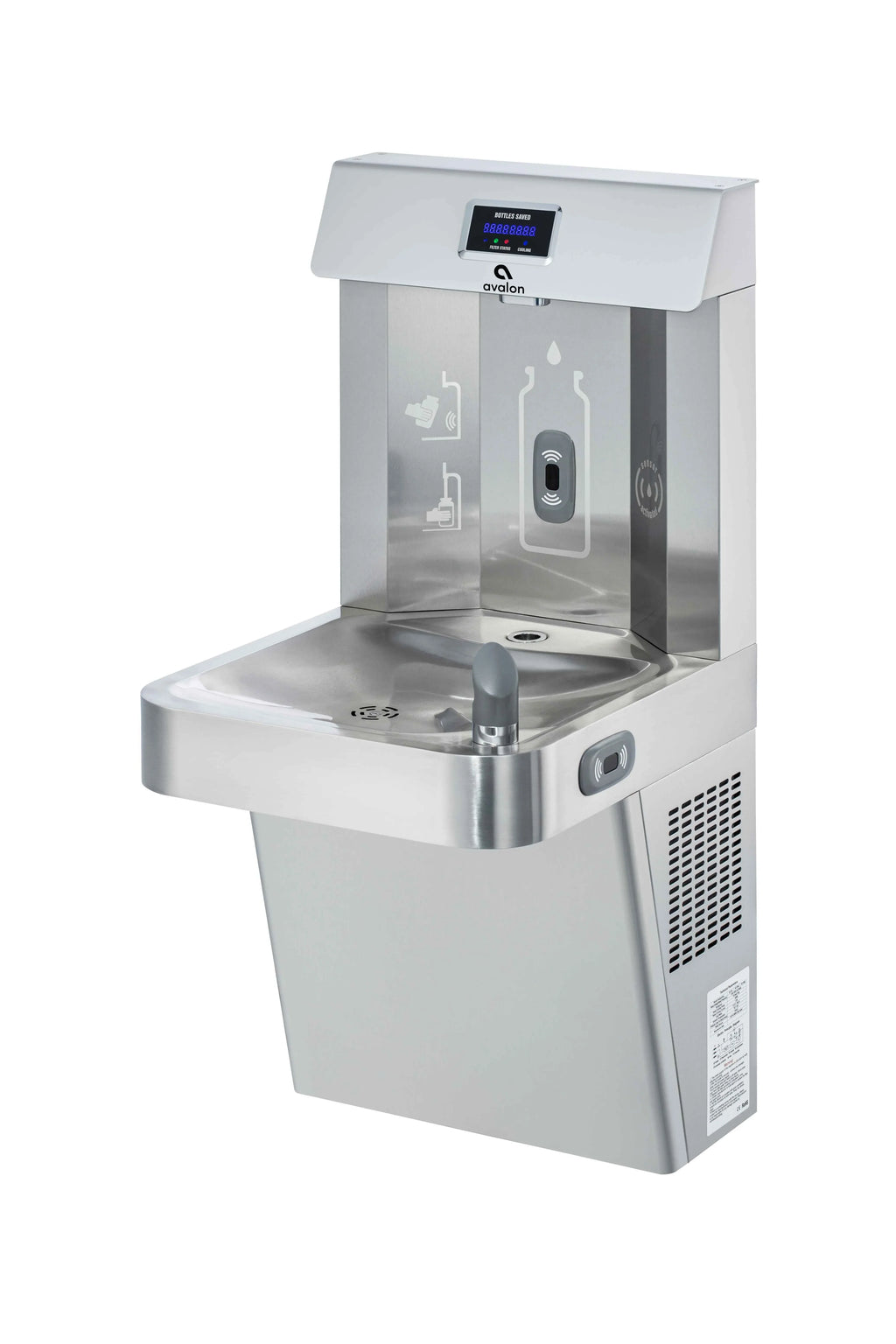 2026 New Avalon Wall Mounted Water Fountain with Bottle Filling Station, High Capacity Cooling, Sensor Dispensing, Self Cleaning