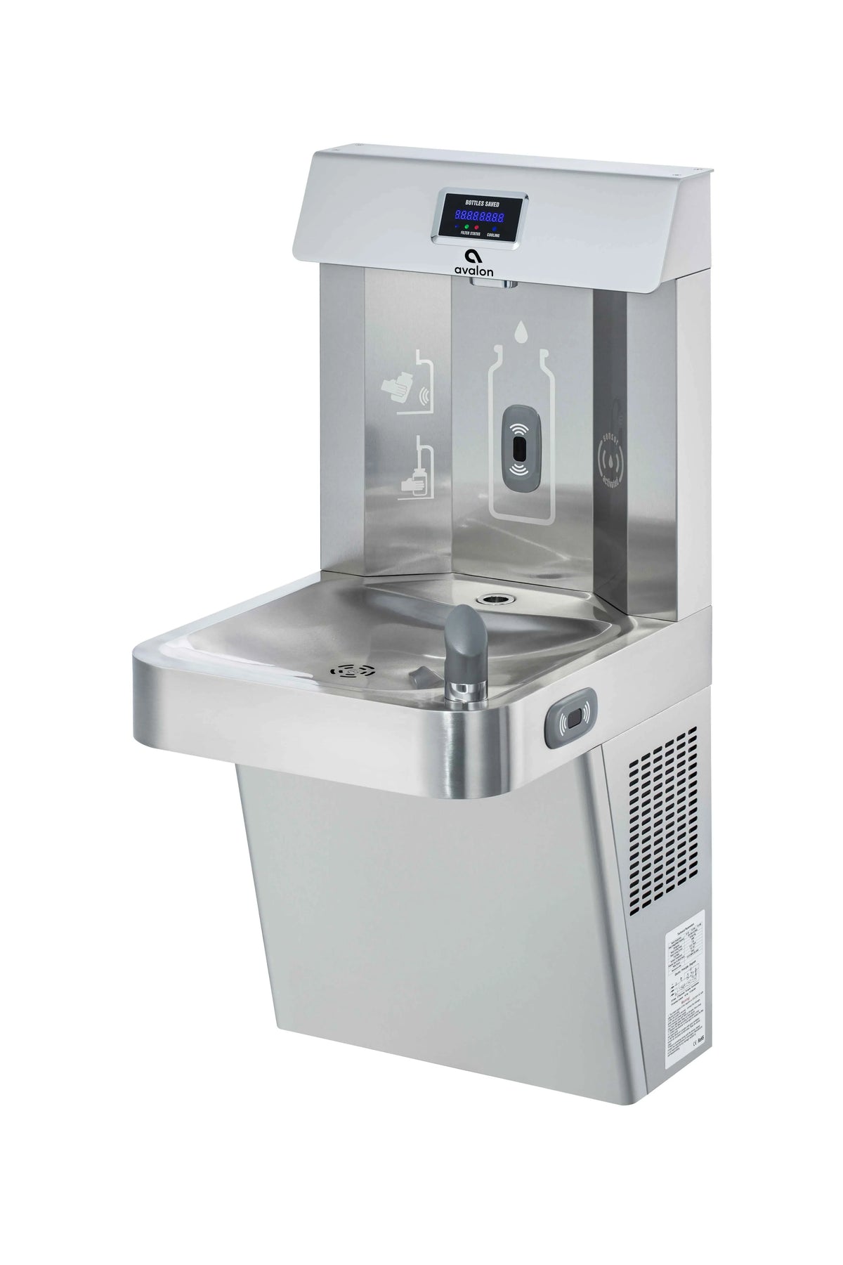 2026 New Avalon Wall Mounted Water Fountain with Bottle Filling Station, High Capacity Cooling, Sensor Dispensing, Self Cleaning