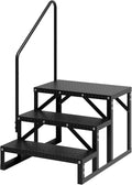 2026 NewGarvee 3 Steps Anti-Slip RV Steps, 26.7 in x 47.9 in, Alloy Steel
