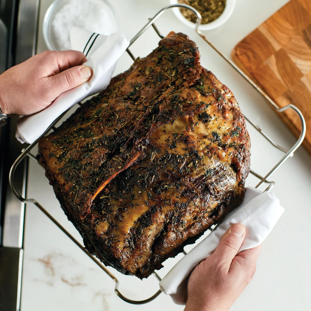 2026 New KitchenAid 5-Ply Clad 15x11.5 Inch Stainless Steel Roaster with Removable Rack, Induction Compatible, Metal Utensil, Broiler and Oven Safe to 500-F