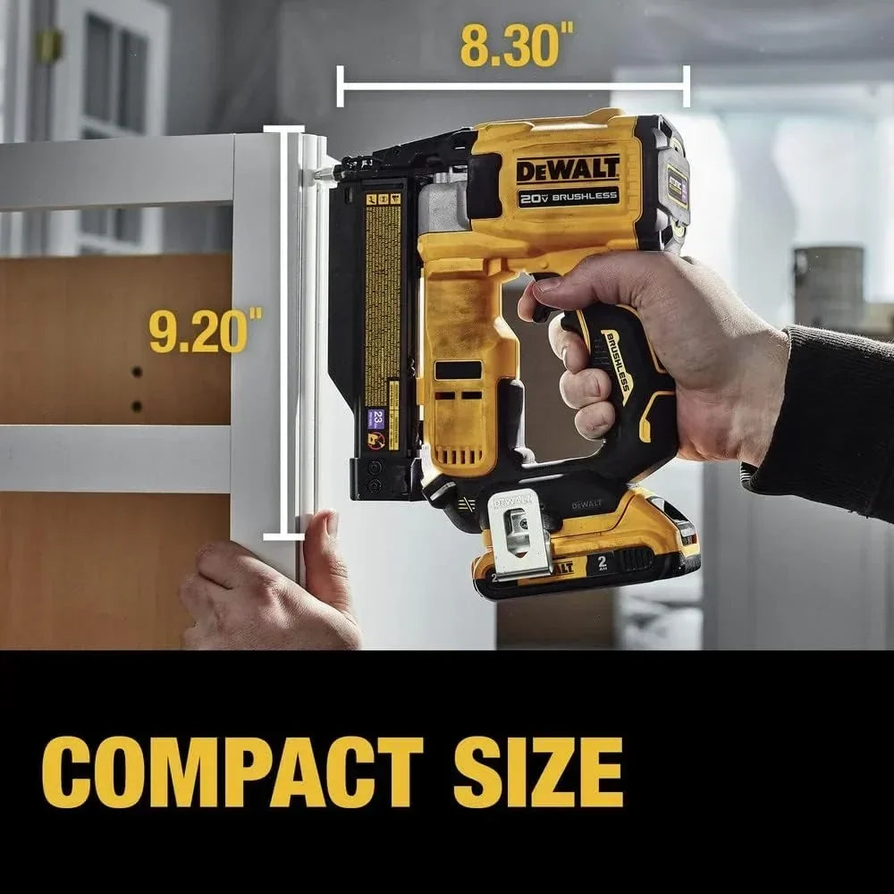 2026 NewDeWalt DCN623D1 20-Volt MAX Atomic Compact Cordless Pin Nailer Kit, Brushless Motor, 23 Gauge, Battery - Quantity 1