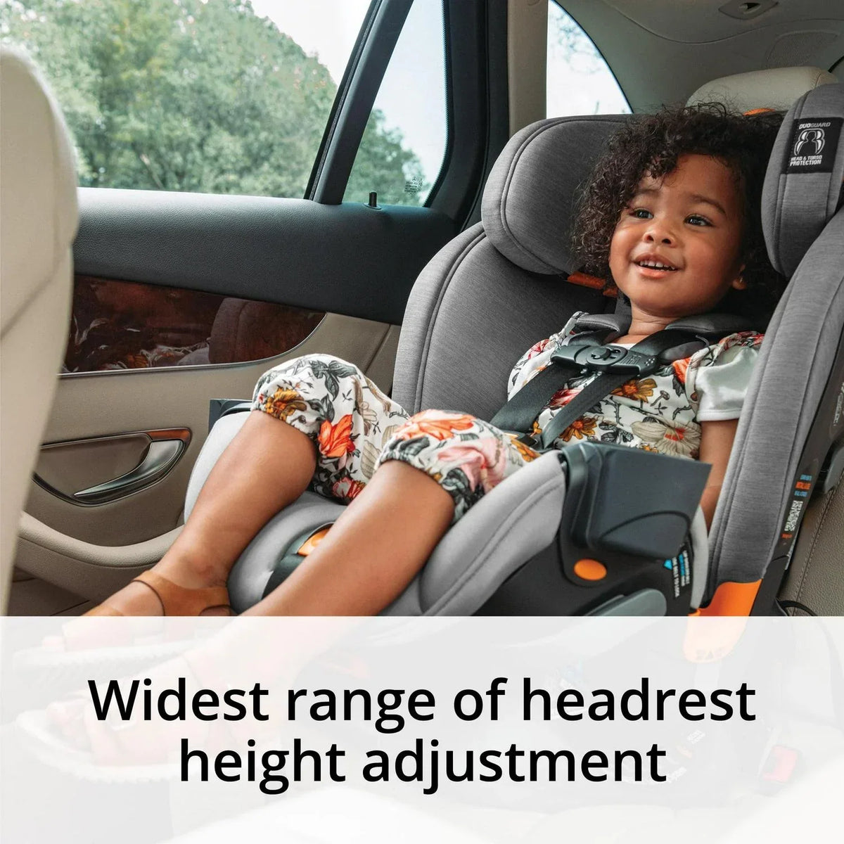 2026 NewChicco OneFit ClearTex All-in-One Car Seat - Slate (Grey). New