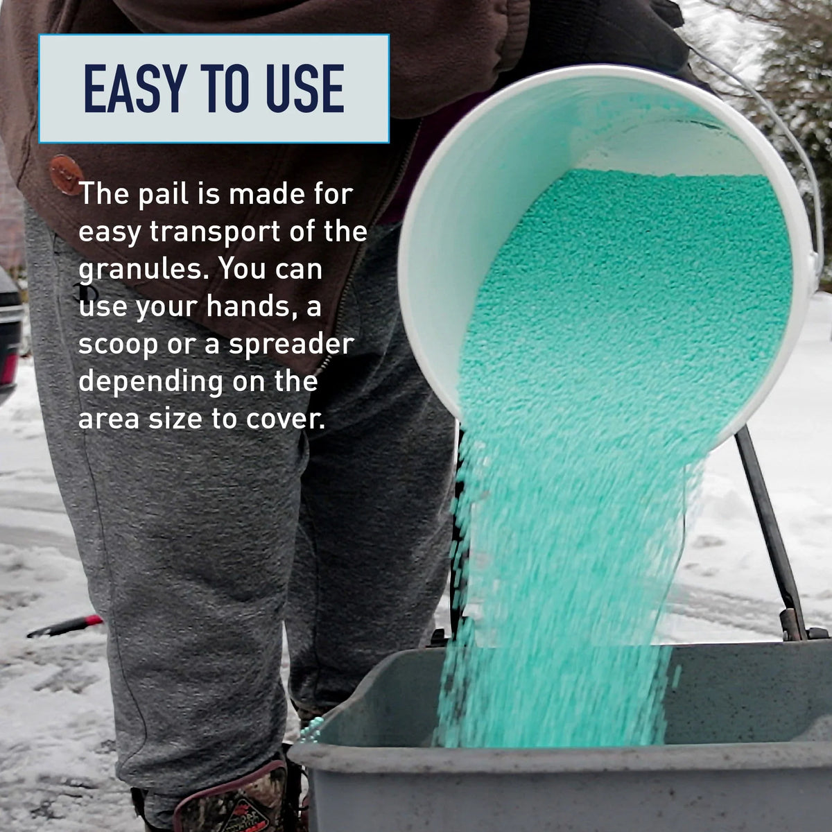 2026 NewSafe Paw Pet Safe Ice Melt, 100% Salt and Chloride free with Traction Agent, Non-Toxic, Fast Acting, Lasts 3X Longer -C 35 Lbs