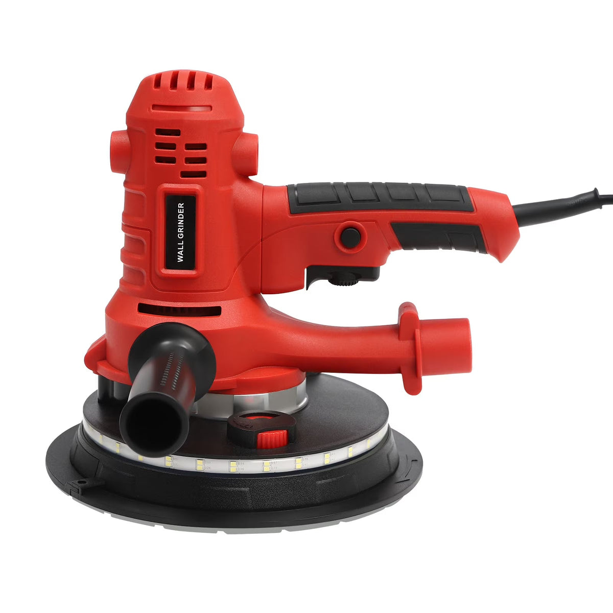 2026 New ChicHomey LED Light Equipped Orbital and Drywall Sander, 1200W, 7in Grinding Disc, 78.7in Hose, Adjustable Handle for Enhanced Comfort and Control