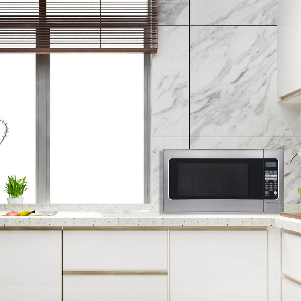 2026 NewImpecca 2.2 Cu. Ft. Microwave Oven 1200W - Stainless Steel