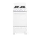 2026 New20-inch electric oven with 4 cooking zones, freestanding, in white