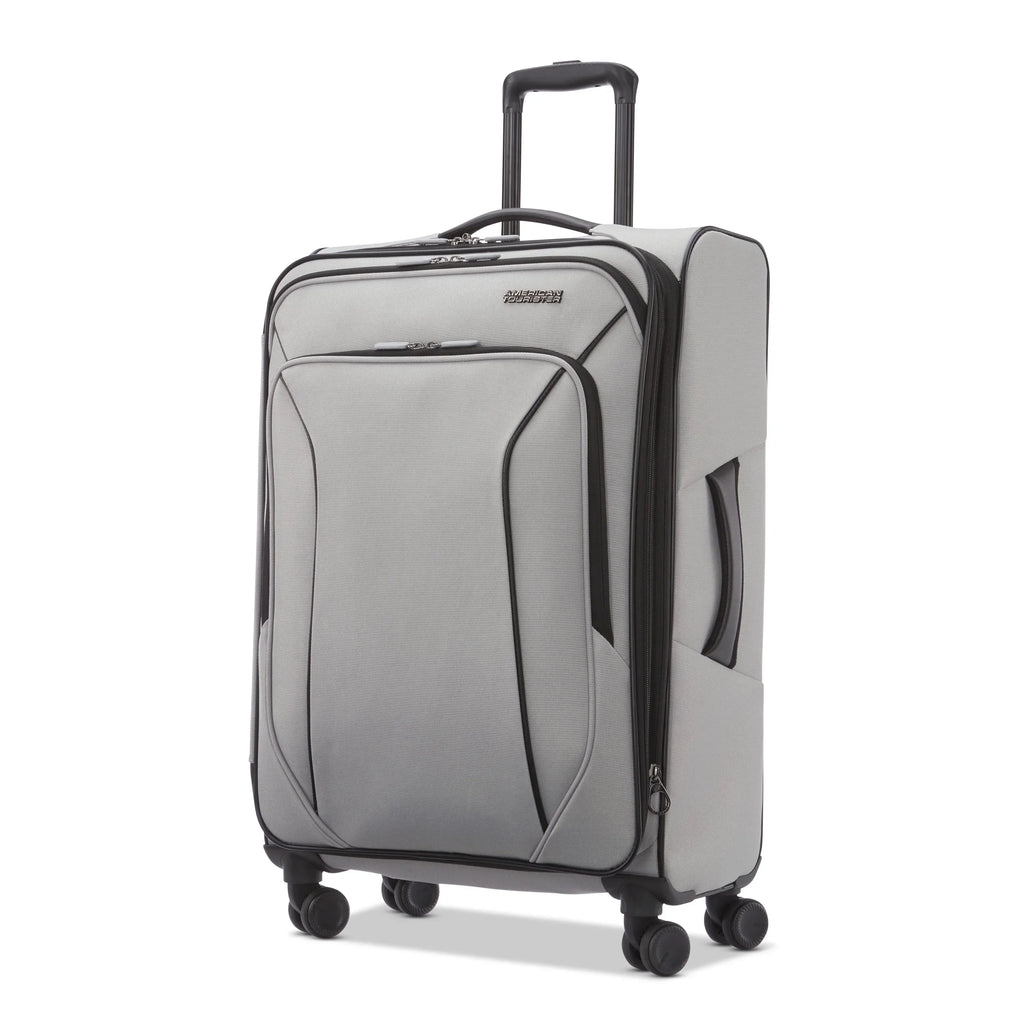 2026 NewAmerican Tourister X-Lite 3-Piece Luggage Set with Spinner Wheels - Light Grey