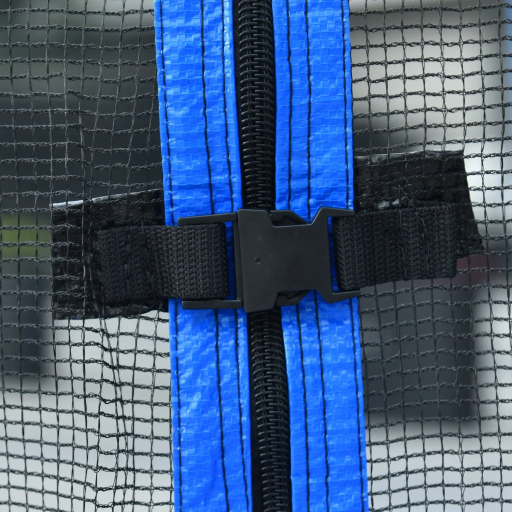 2026 New14FT Outdoor Trampoline with Safety Enclosure, Steel Tube Frame, Ladder & Secure Net - Heavy Duty, Blue